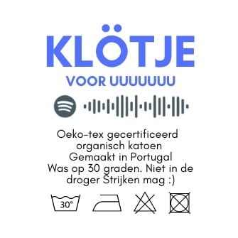 T-shirt UUUUUU zwart LongSleeve