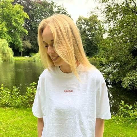 T-shirt UUUUUU Wit