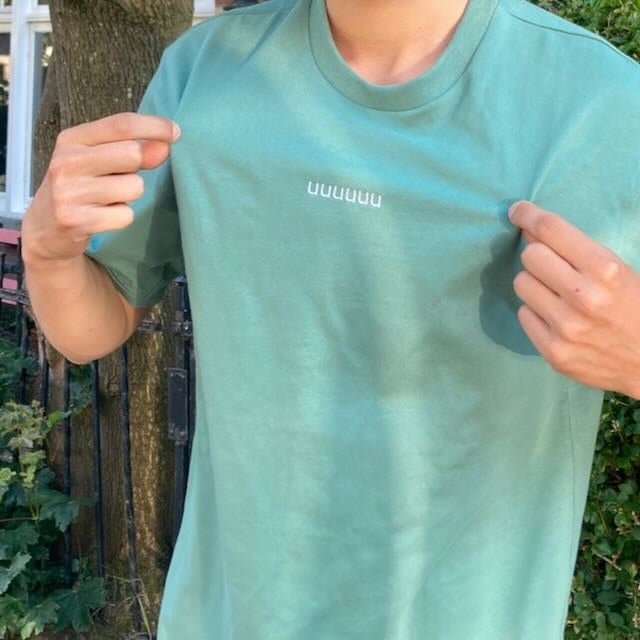T-shirt UUUUUU Saliegroen